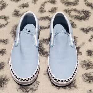 Vans Check Foxing Slip Ons